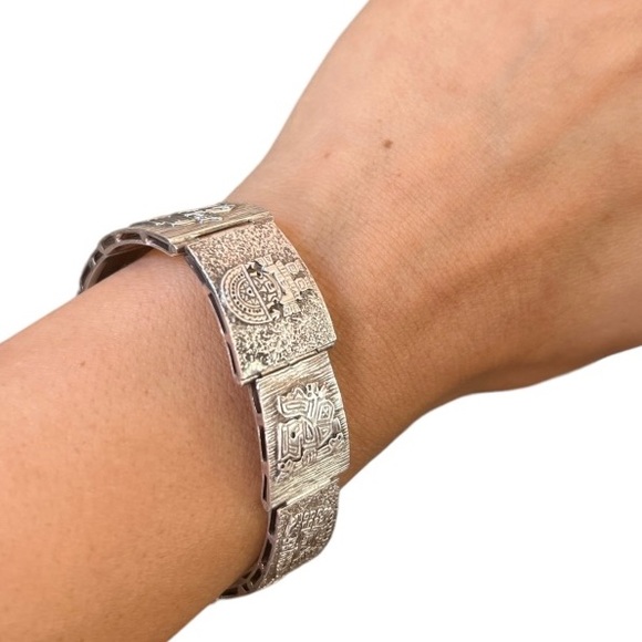 925 Sterling Silver Story Telling Bracelet - Picture 1 of 8